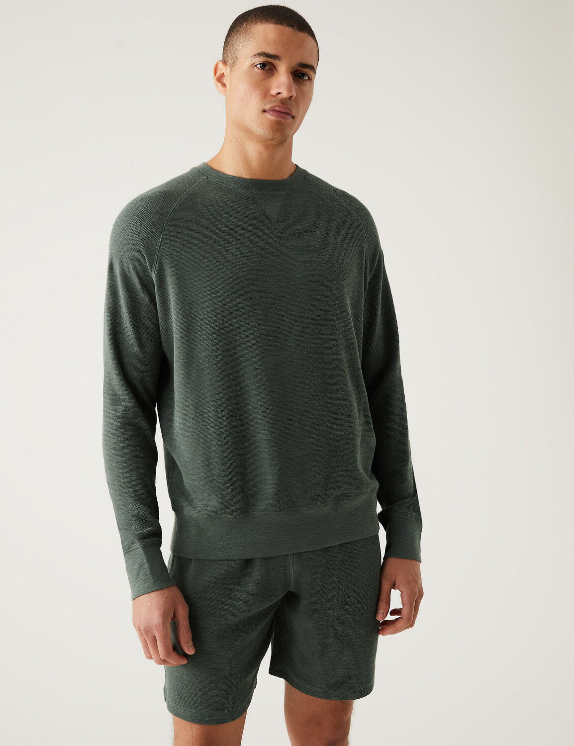 

Толстовка из чистого хлопка для домашней одежды Marks & Spencer
