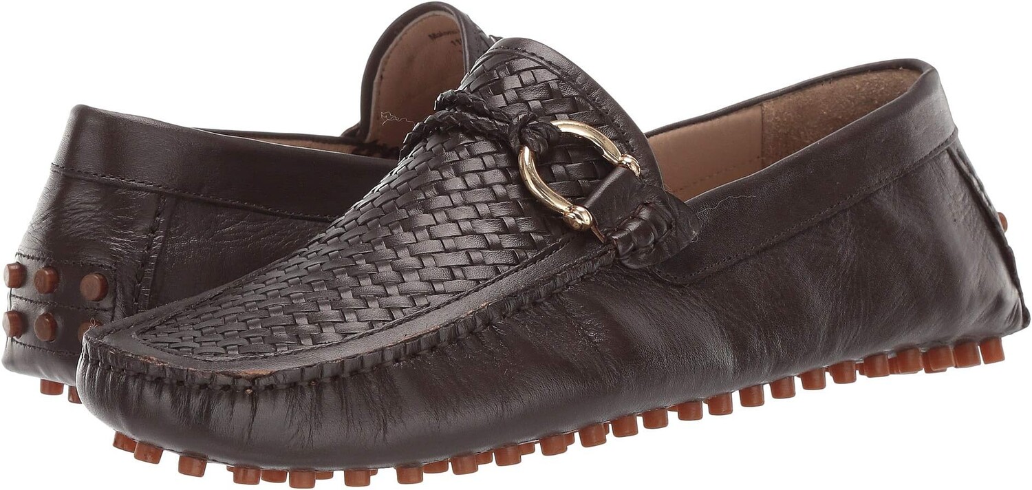 

Лоферы Carlos by Carlos Santana Malone Driver Loafer, цвет Coffee Interweave Calfskin Leather