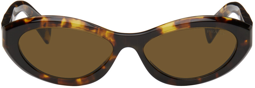 

Коричневые солнцезащитные очки Symbole Prada Eyewear