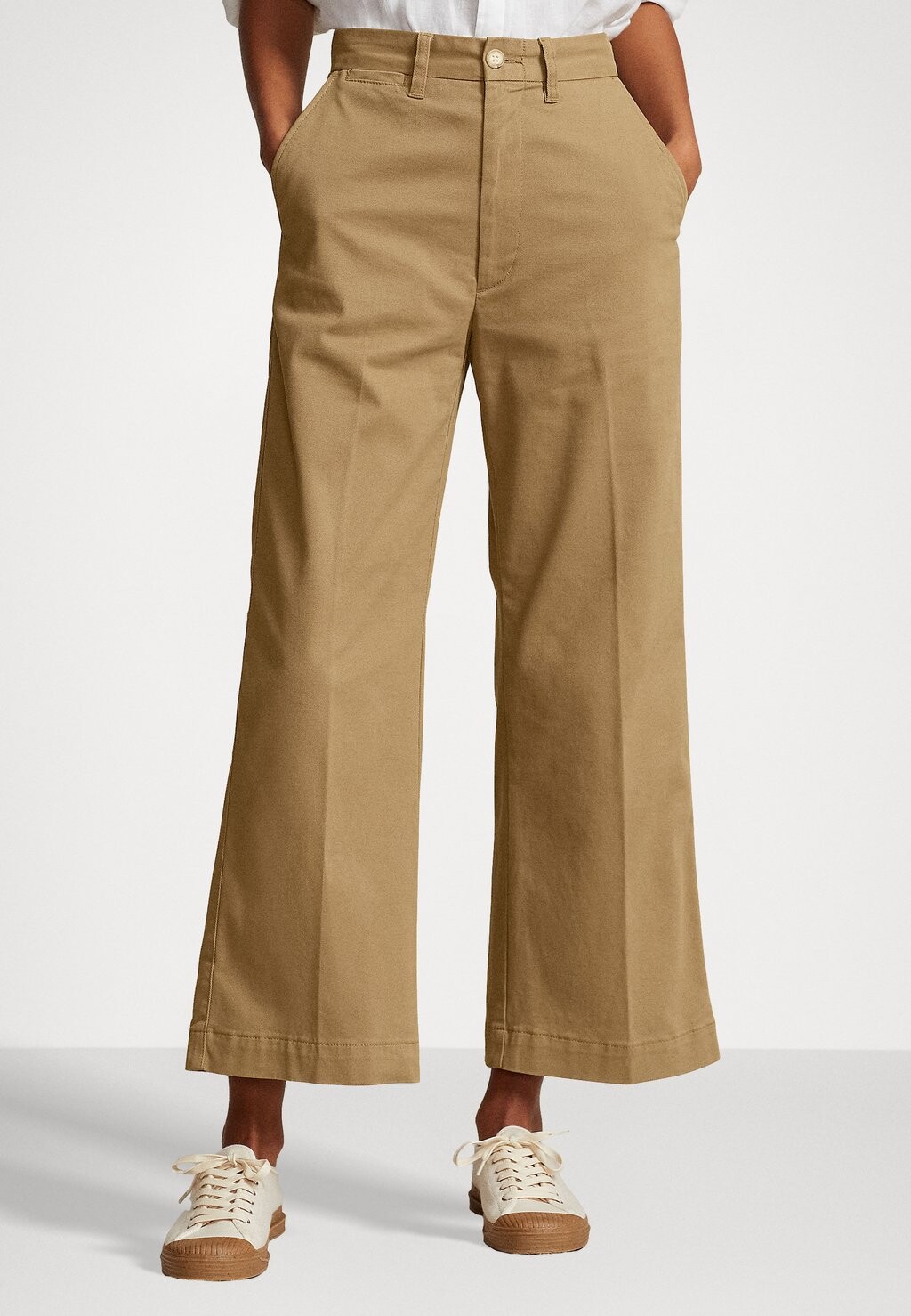 

Брюки Wide Leg Cropped Pant Polo Ralph Lauren, цвет montana khaki