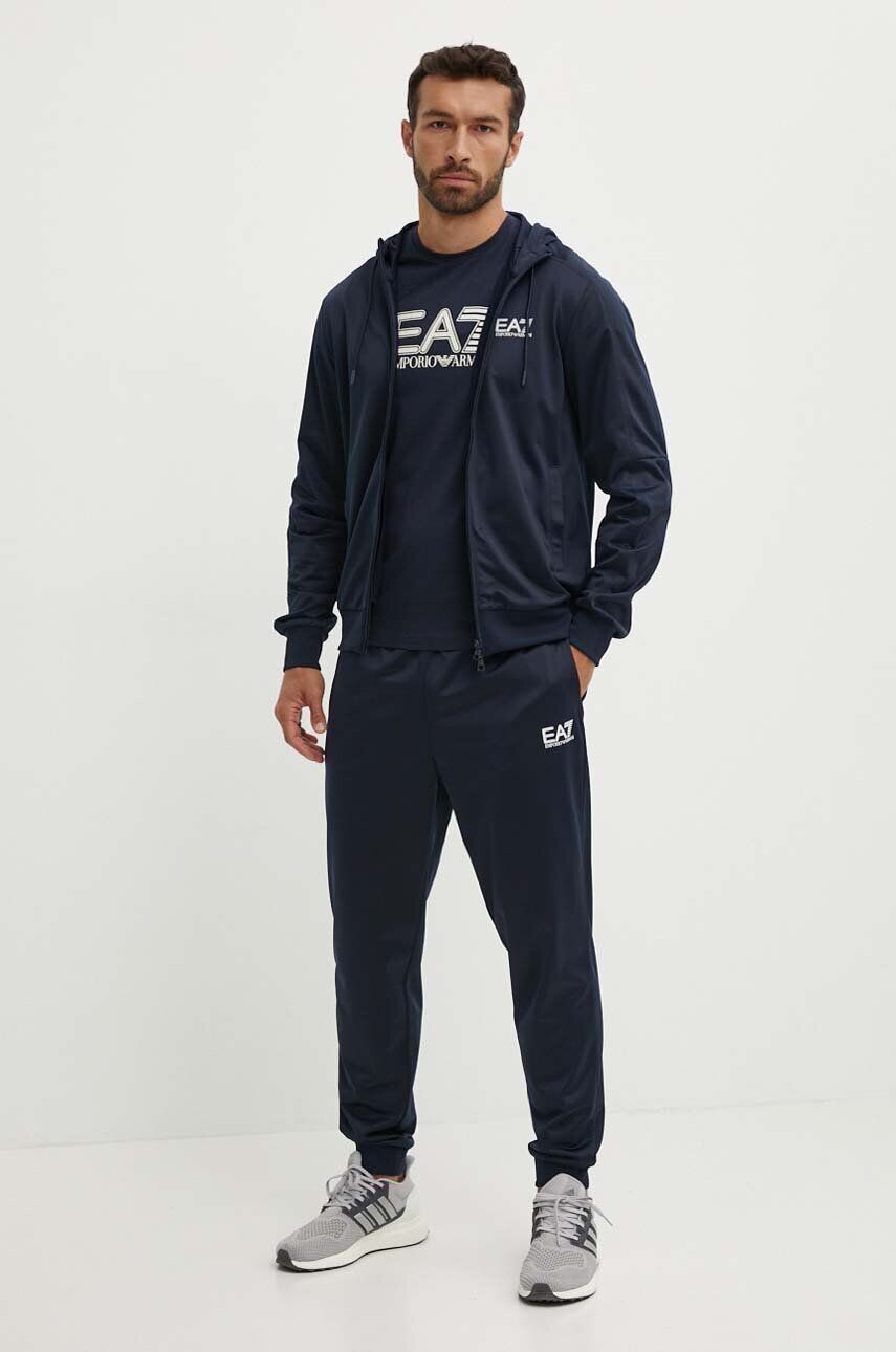 

Спортивный костюм EA7 Emporio Armani, темно-синий