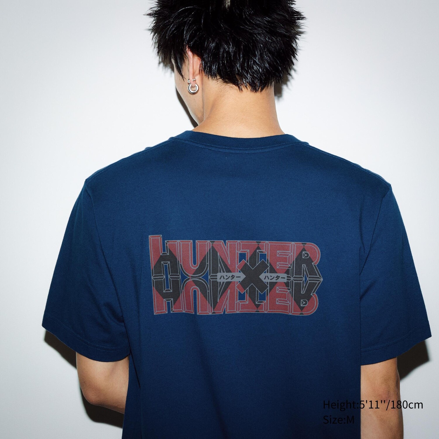 

Футболка Uniqlo Hunter x Hunter с графикой, темно-синий