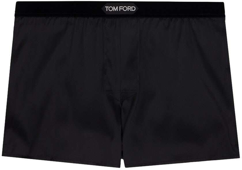 

Черные боксеры с нашивками Tom Ford