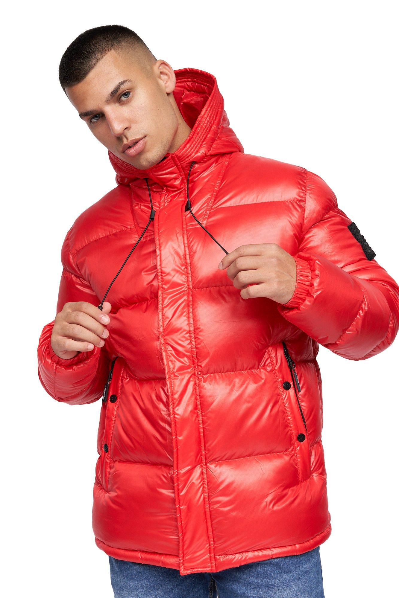 Блестящая куртка Crosswell Crosshatch, красный