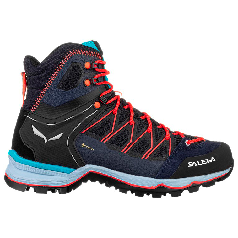 кроссовки pataugas etche lt f2h navy blue Ботинки для прогулки Salewa Women's Mountain Trainer Lite Mid GTX, цвет Premium Navy/Blue Fog