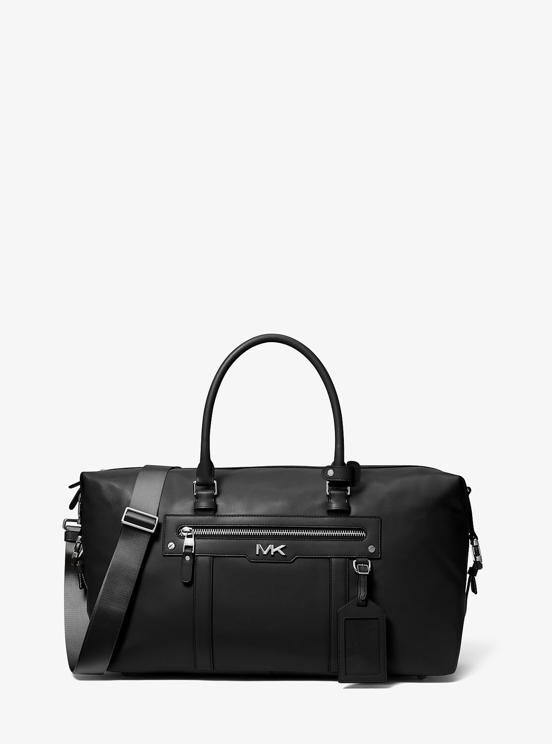 

Кожаная спортивная сумка Varick Michael Kors, черный