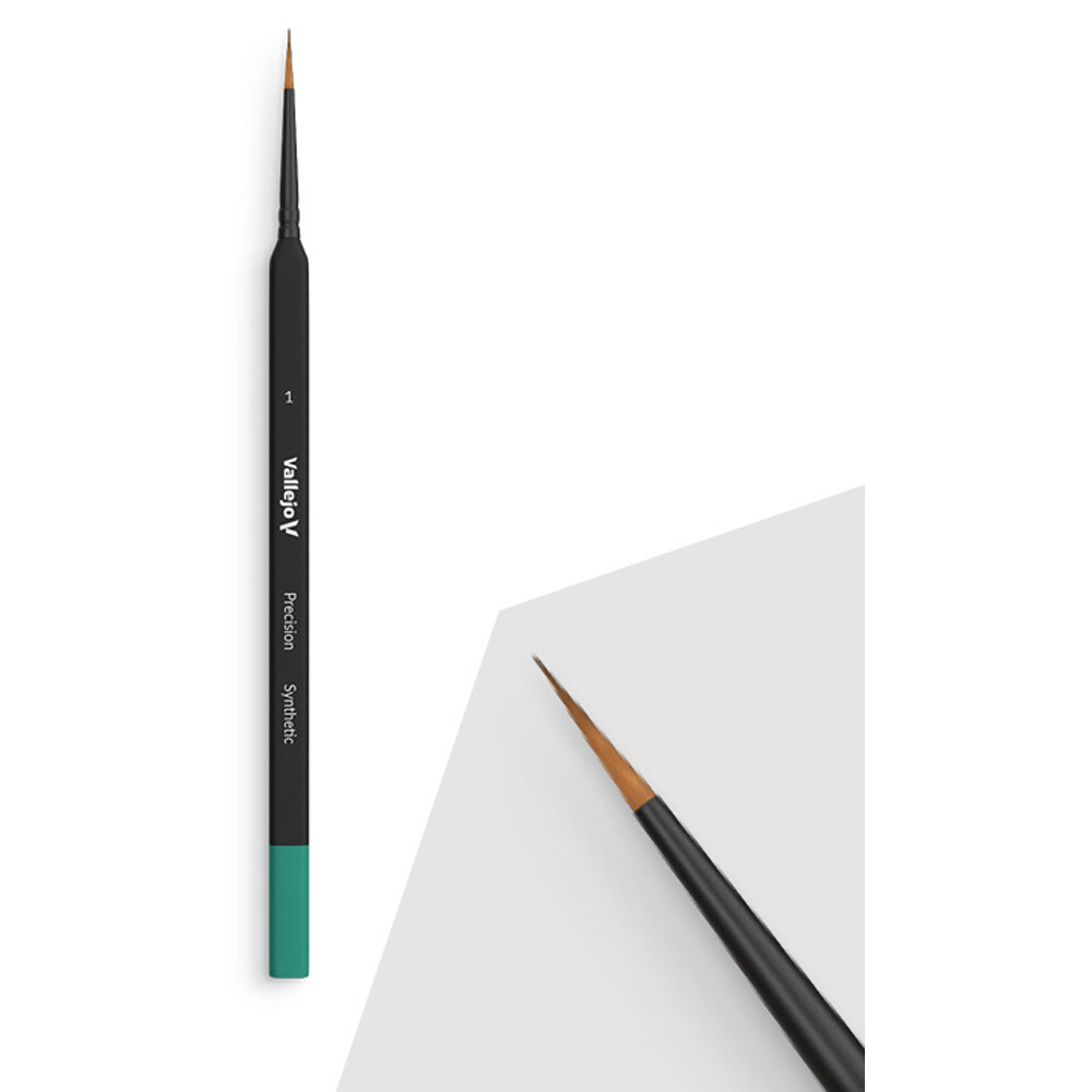 

Аксессуары Vallejo Synthetic Precision Brush: Triangular Size 1
