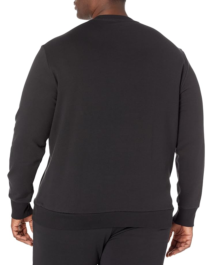Толстовка Adidas Big & Tall Essentials French Terry Small Logo Sweatshirt, черный цена и фото