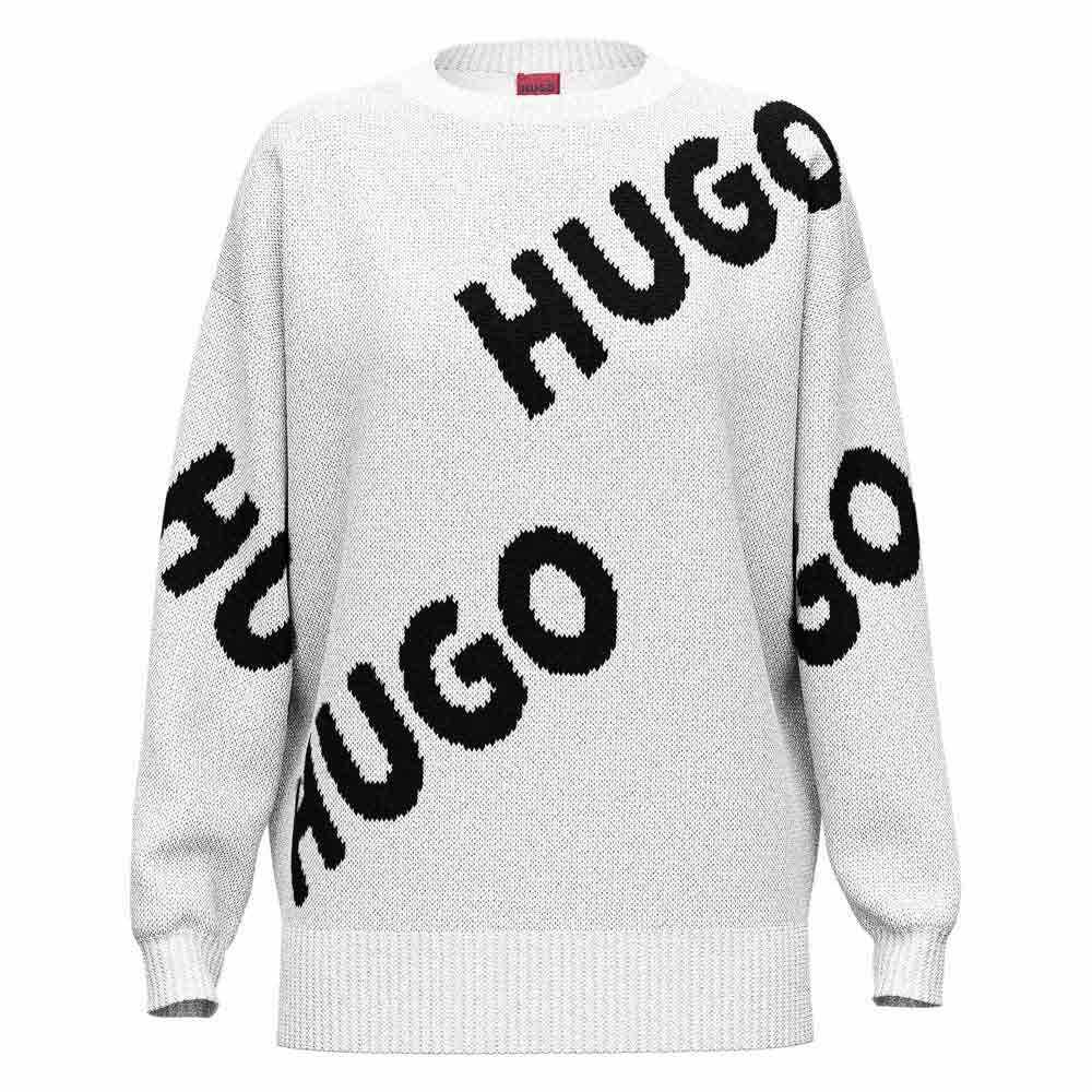 

Свитер HUGO Slaria 10250140 Round Neck, белый