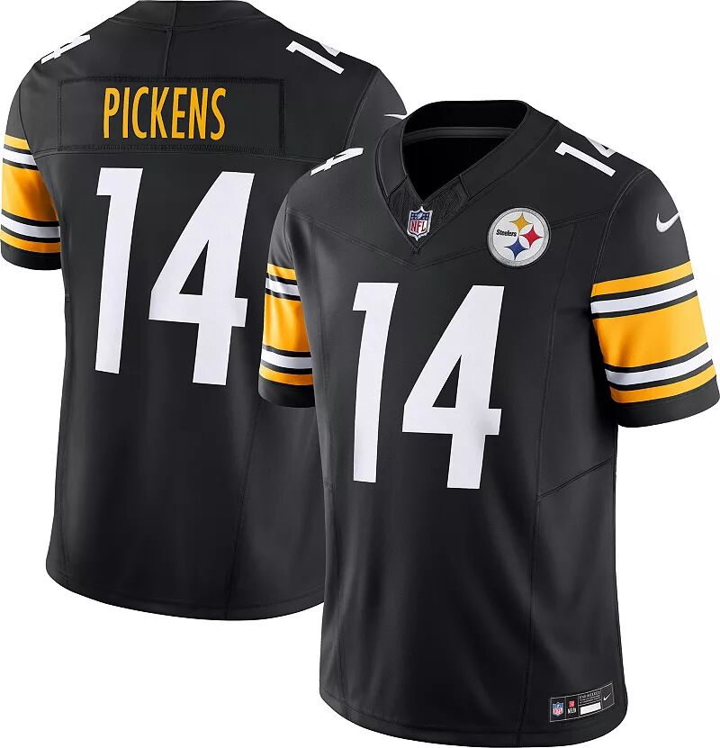 

Мужские джерси Nike Pittsburgh Steelers George Pickens #14 Black Vapor Limited