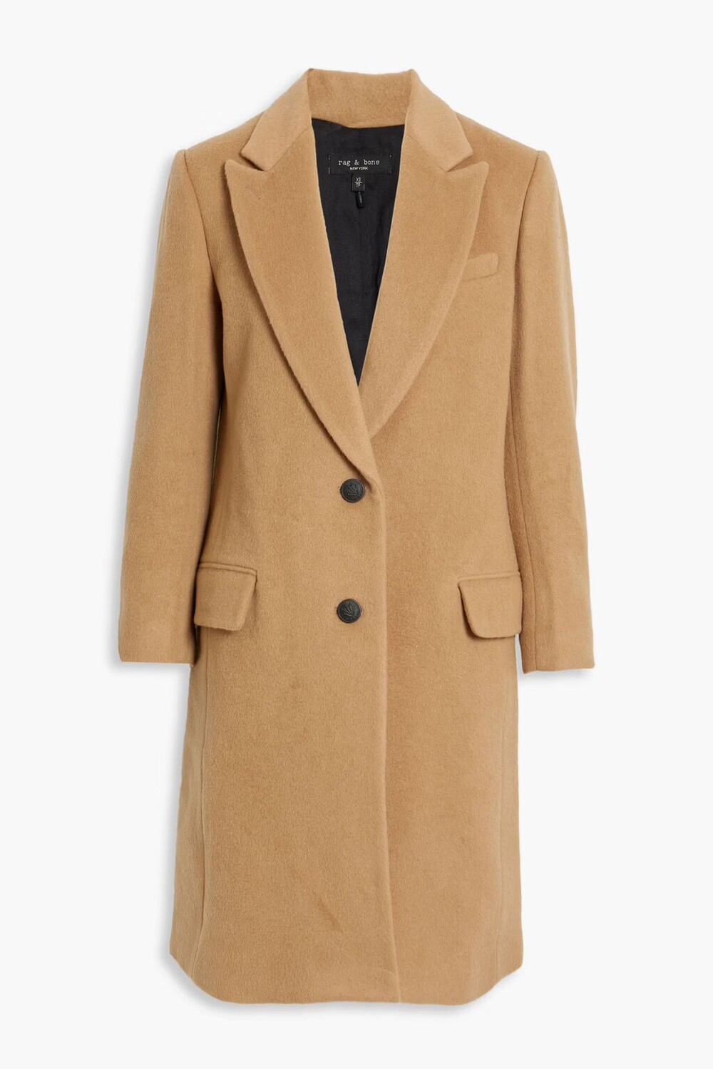 

Пальто Wooster из смесового фетра Rag & Bone, коричневый