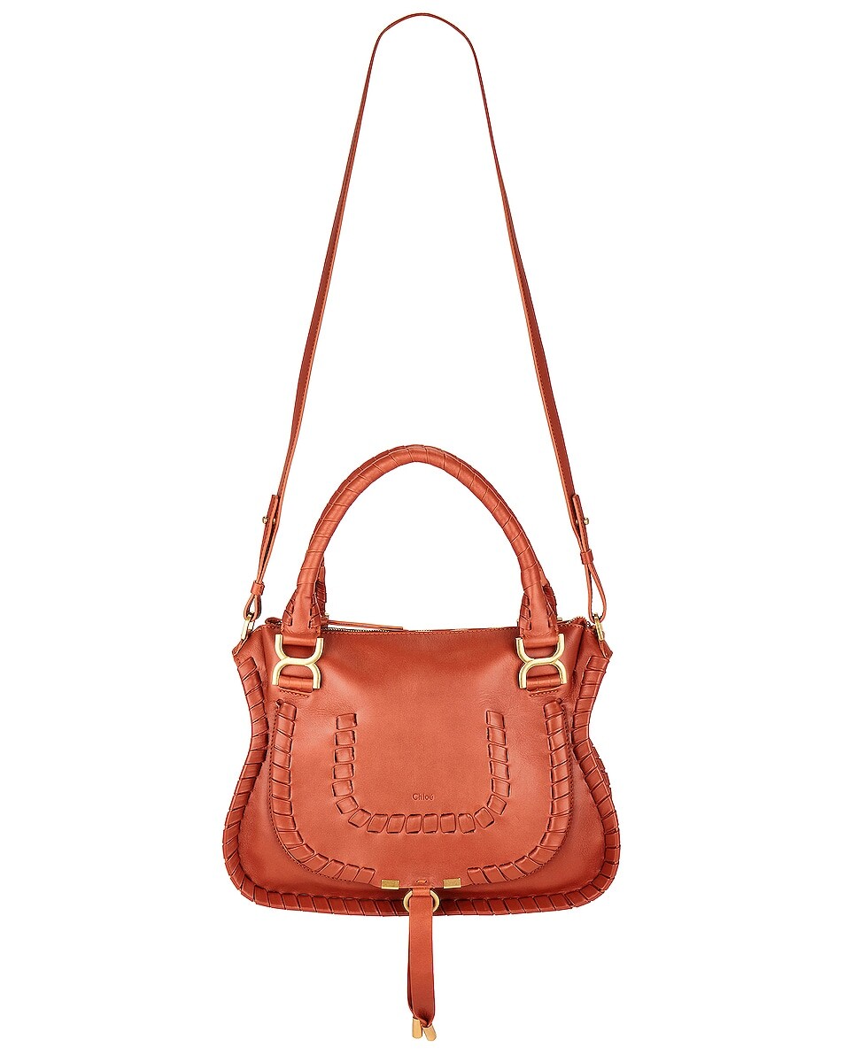 

Сумка Chloe Medium Marcie Satchel, цвет Henna Orange