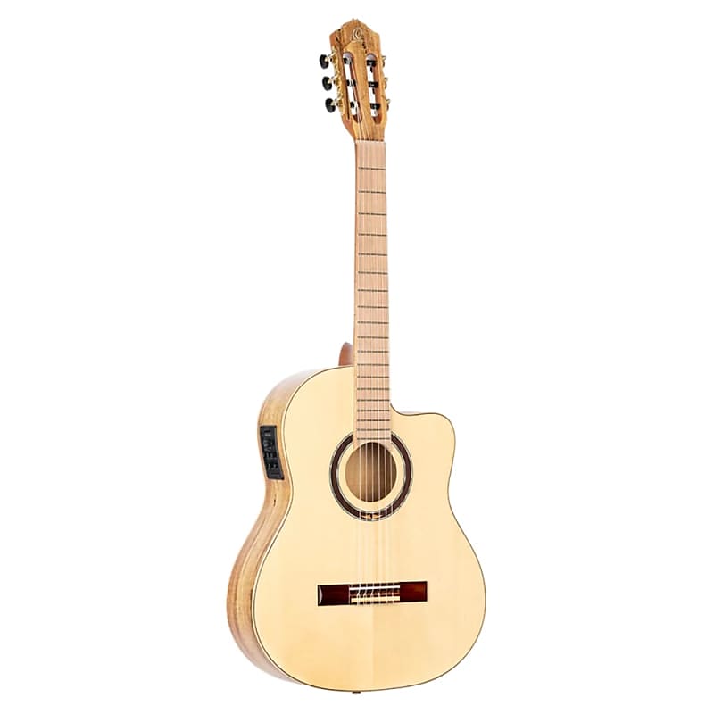 

Акустическая гитара Ortega Guitars Thomas Zwijen Signature Nylon String A/E Guitar w/ Sig. Soft Case TZSM-3