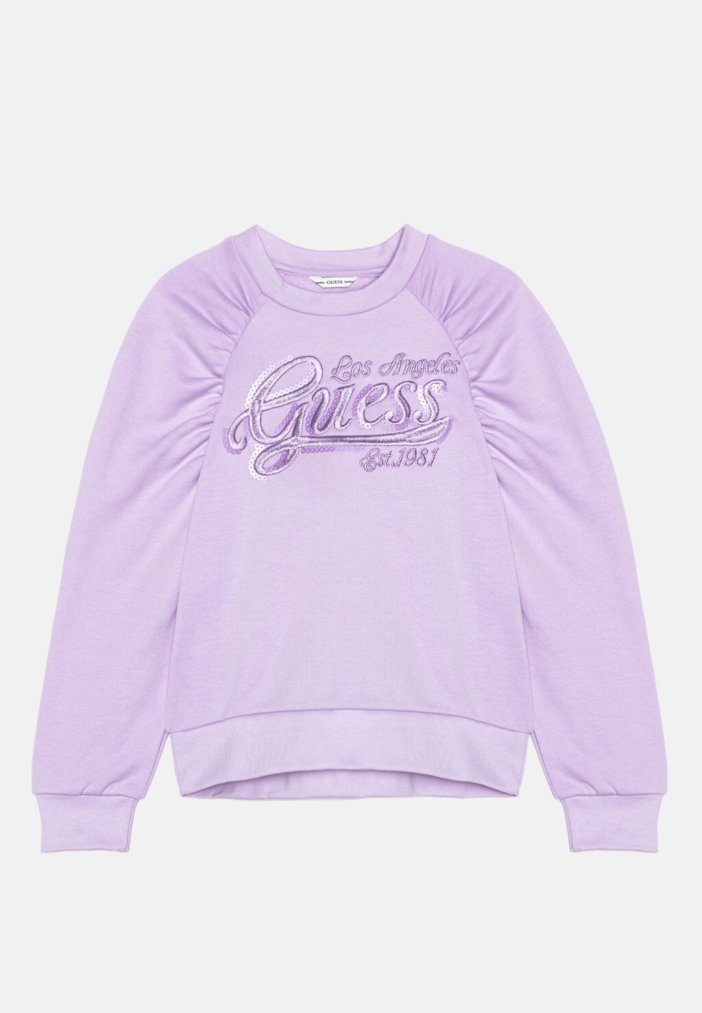 

Толстовка с капюшоном Guess, сирень
