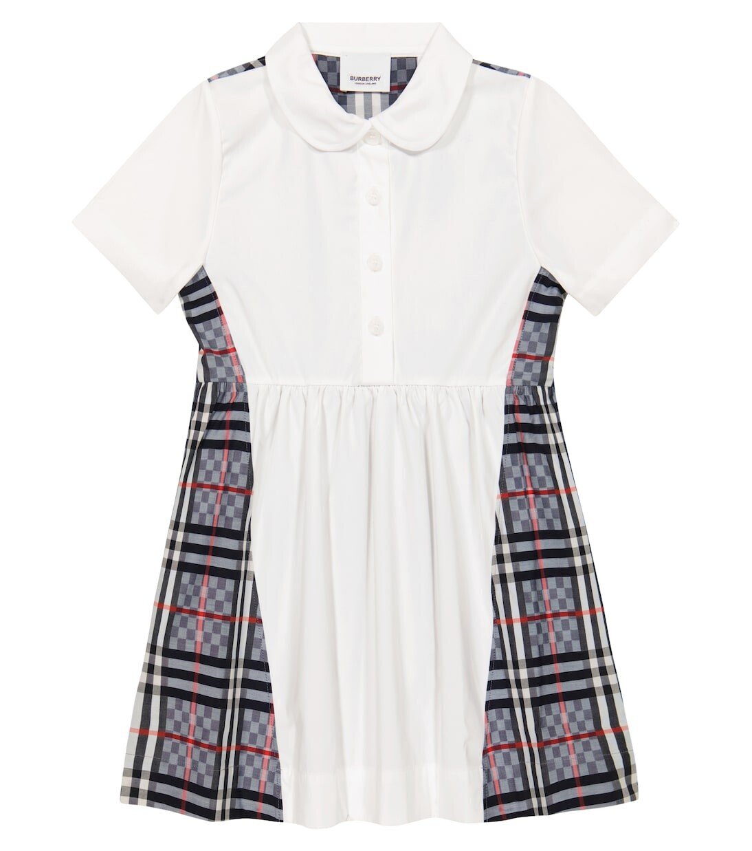

Платье из джерси в клетку vintage check Burberry Kids, мультиколор
