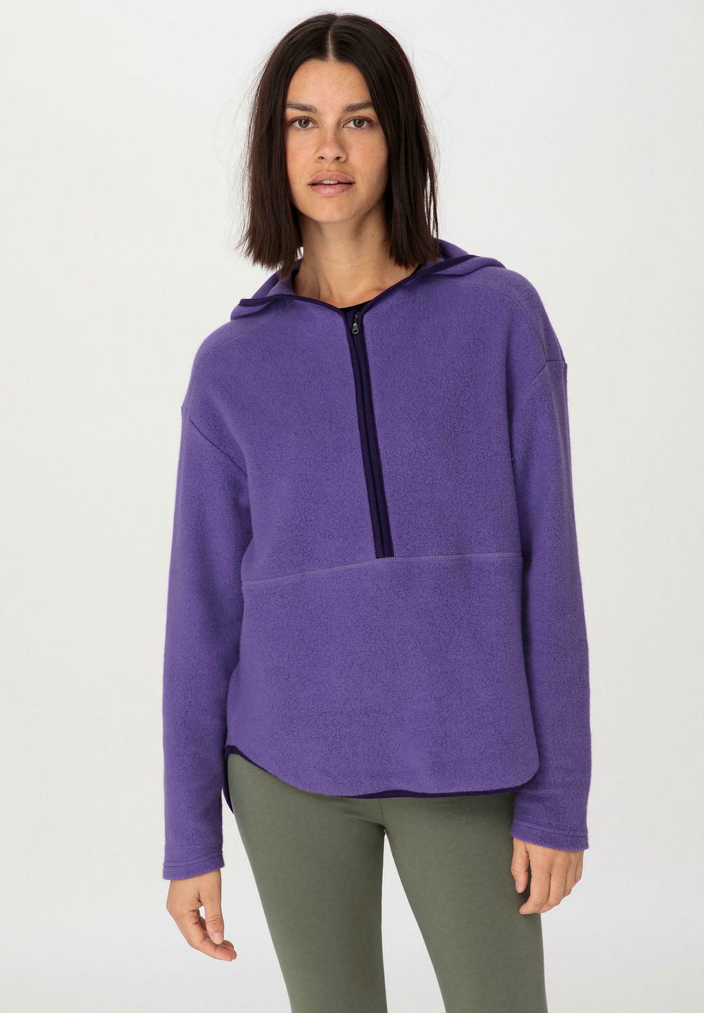 

Флисовый свитер hessnatur, цвет violett