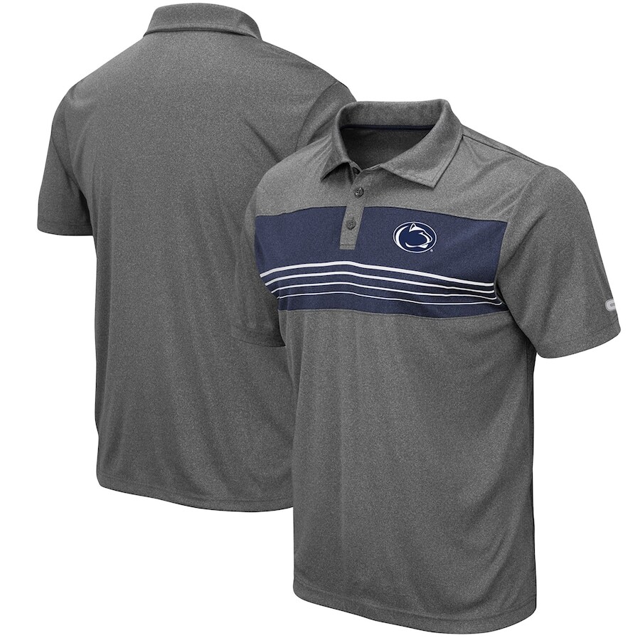 

Поло с коротким рукавом Colosseum Penn State Nittany Lions, угольный