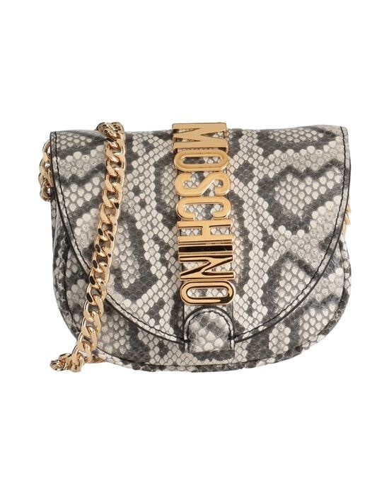 

Сумка через плечо MOSCHINO, слоновая кость