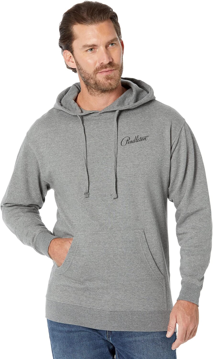 

Толстовка с ШИМ Pendleton, цвет Gunmetal Heather/Black