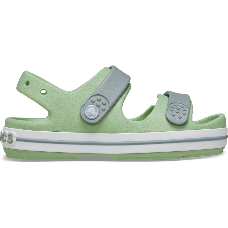 Детские сандалии Crocband Cruiser Crocs, зеленый мюлленхайм с опоссум пик и лесное приключение