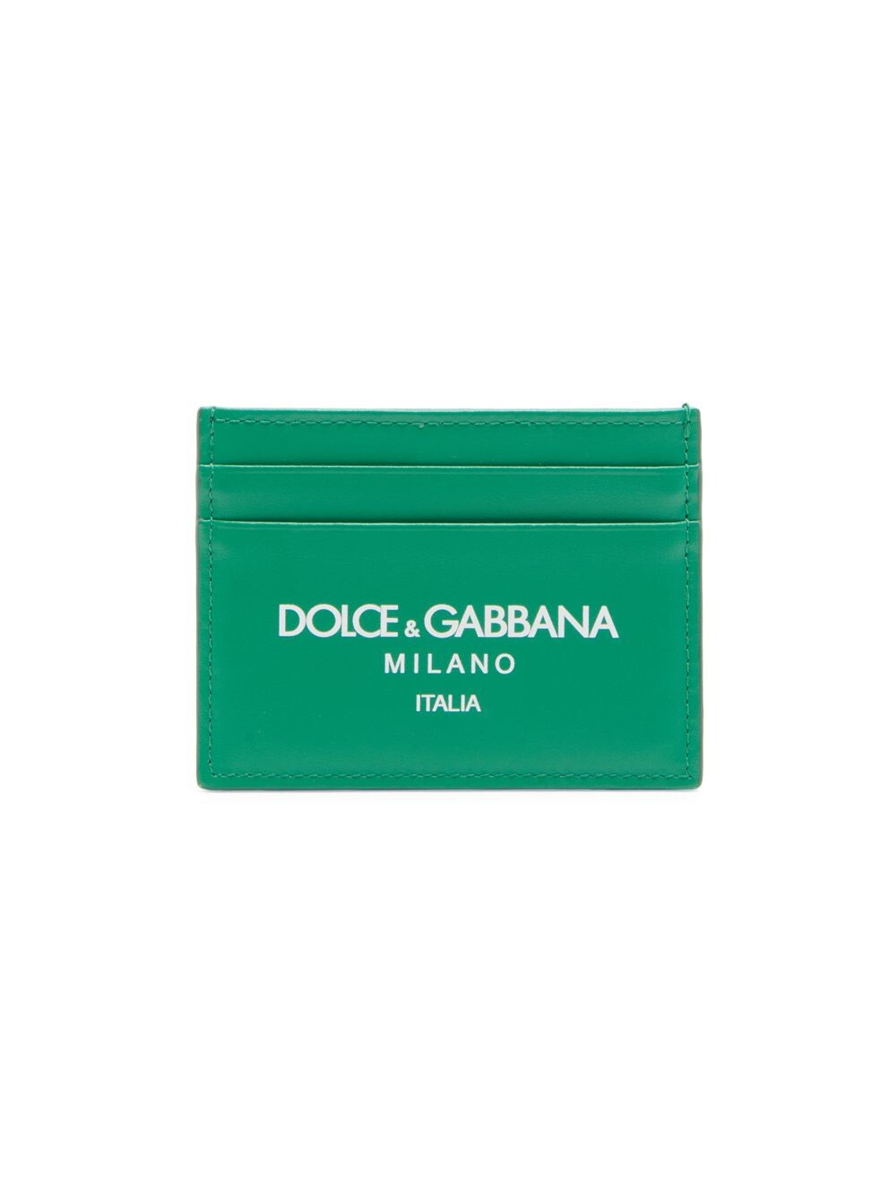 

Кожаный футляр для карт DOLCE&GABBANA, зеленый
