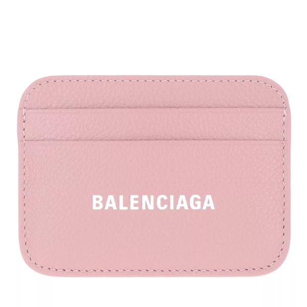 Кошелек cash card holder powder pink/white Balenciaga, розовый