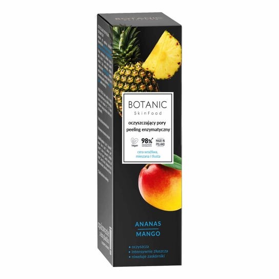 

Энзимный пилинг с ананасом и манго, очищающий поры, 75 мл Botanic, Skinfood
