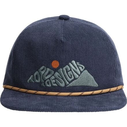 Вельветовая шляпа дальнобойщика Topo Designs, темно-синий