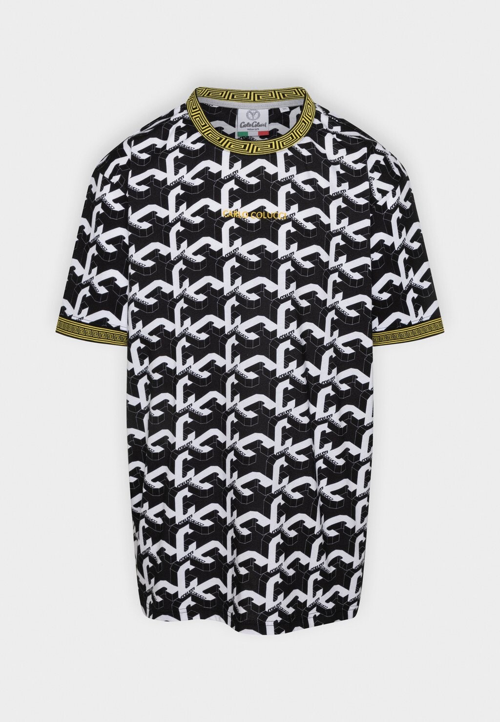 

Футболка с принтом PLUS UNISEX Carlo Colucci, черный