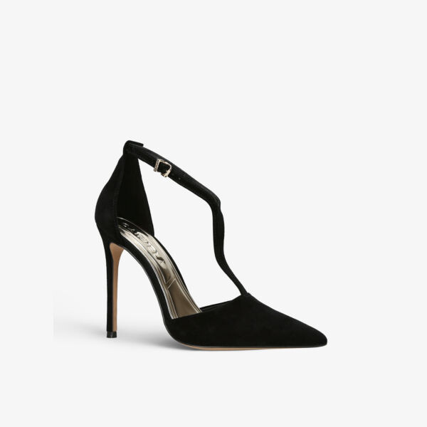 

Замшевые туфли Vanity 110 на шпильке с острым носком Carvela, черный