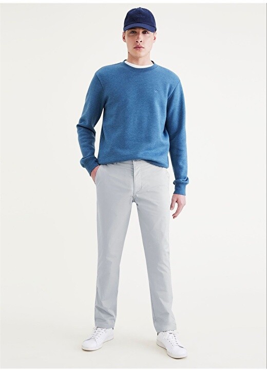 

Серые мужские брюки Slim Leg с нормальной талией Dockers, Серый