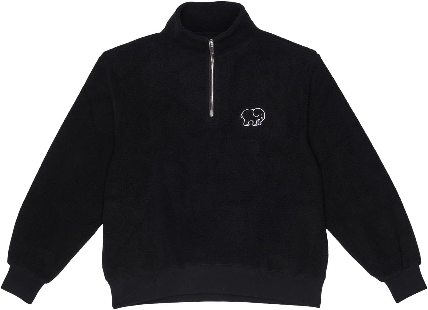 

Толстовка Black 1/4 Zip Sweatshirt Ivory Ella, черный