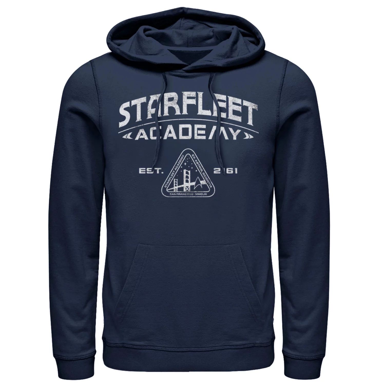 Мужская винтажная толстовка Star Trek Starfleet Academy 2161 Licensed Character