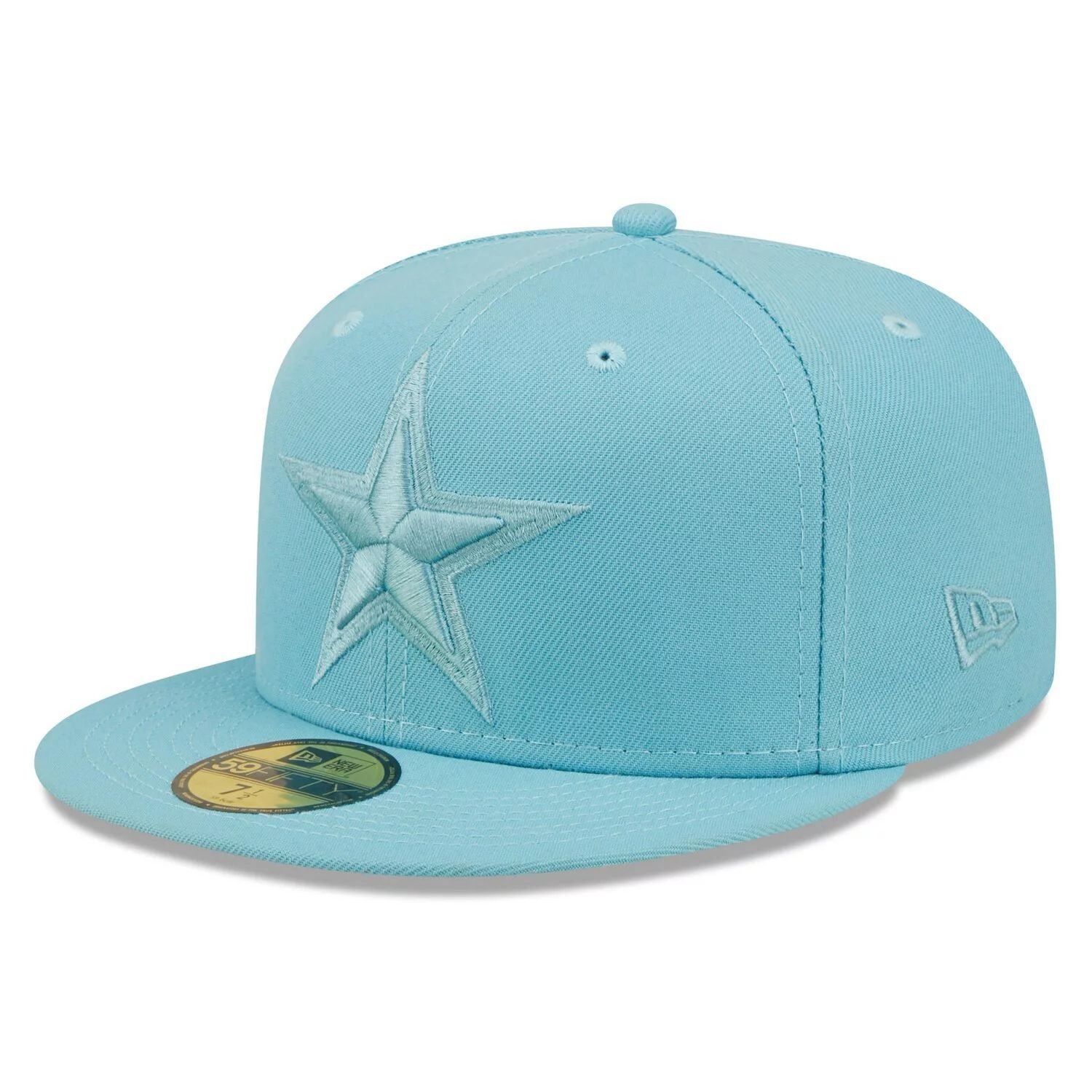 

Мужская приталенная шляпа New Era Aqua Dallas Cowboys Color Pack 59FIFTY