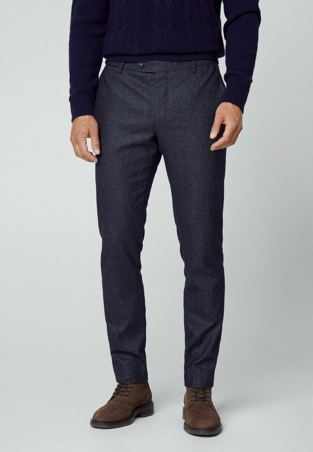 

Брюки BROKEN TWILL TRS Hackett London, цвет navy