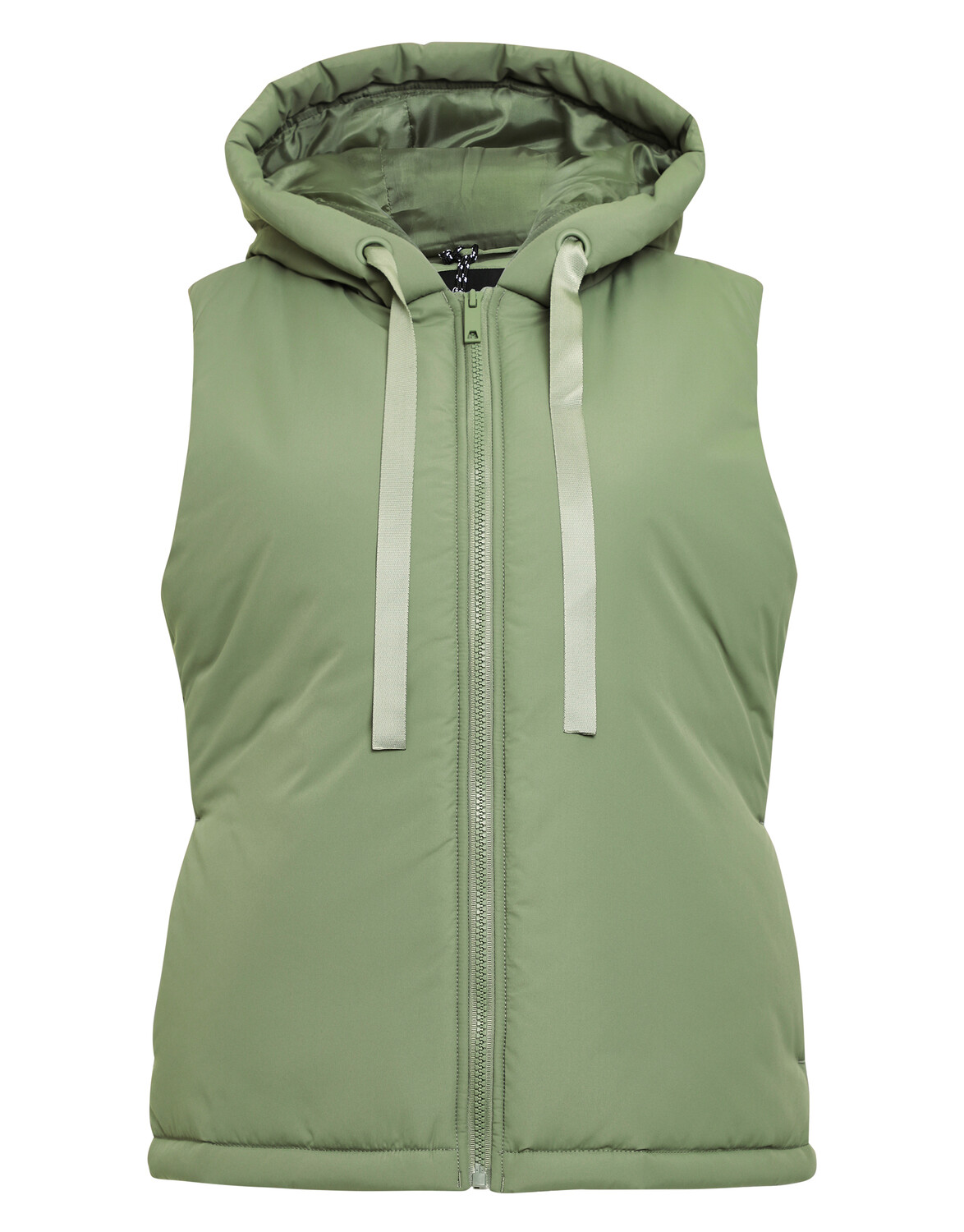 

Утепленный жилет Threadbare Shelly Hooded, зеленый