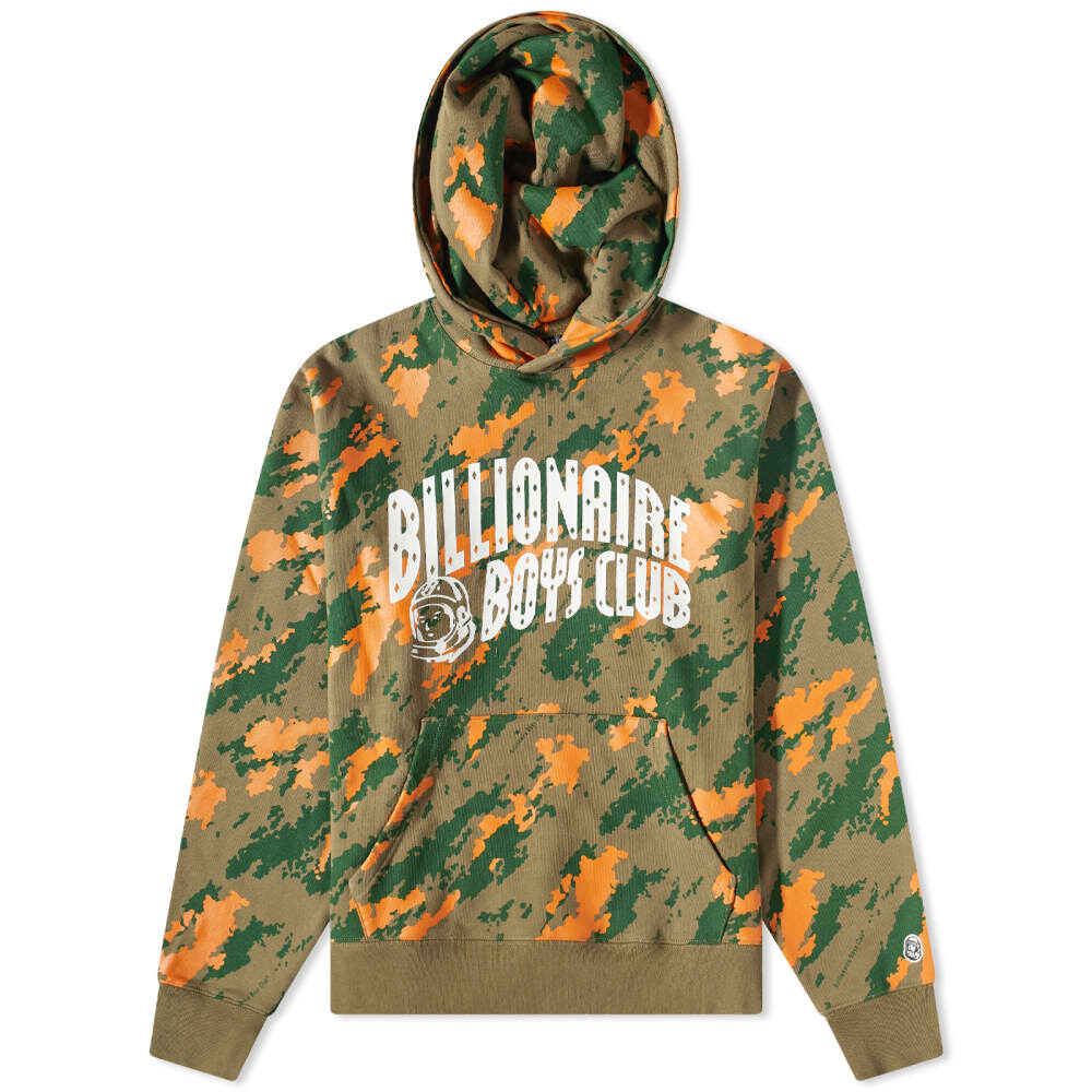 

Толстовка Popover с камуфляжным принтом и логотипом Billionaire Boys Club, зеленый