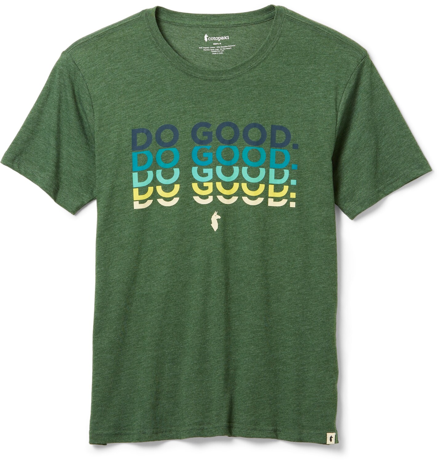 

Футболка с повтором Do Good — мужская Cotopaxi, зеленый