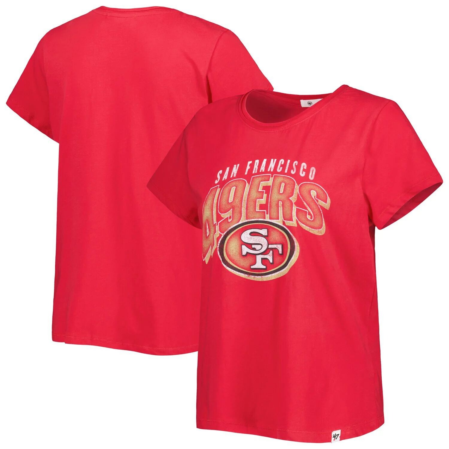 

Женская футболка '47 Scarlet San Francisco 49ers Treasure Frankie