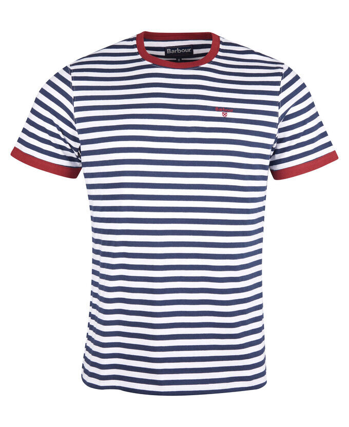 

Футболка в полоску Quay Barbour, синий
