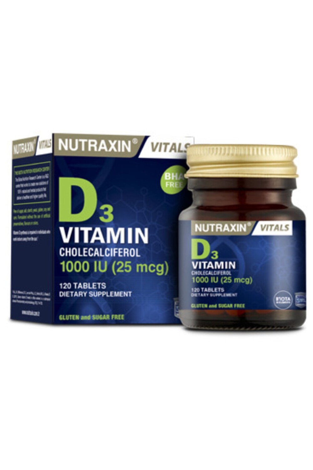 

Nutraxin Витамин D3 120 таблеток