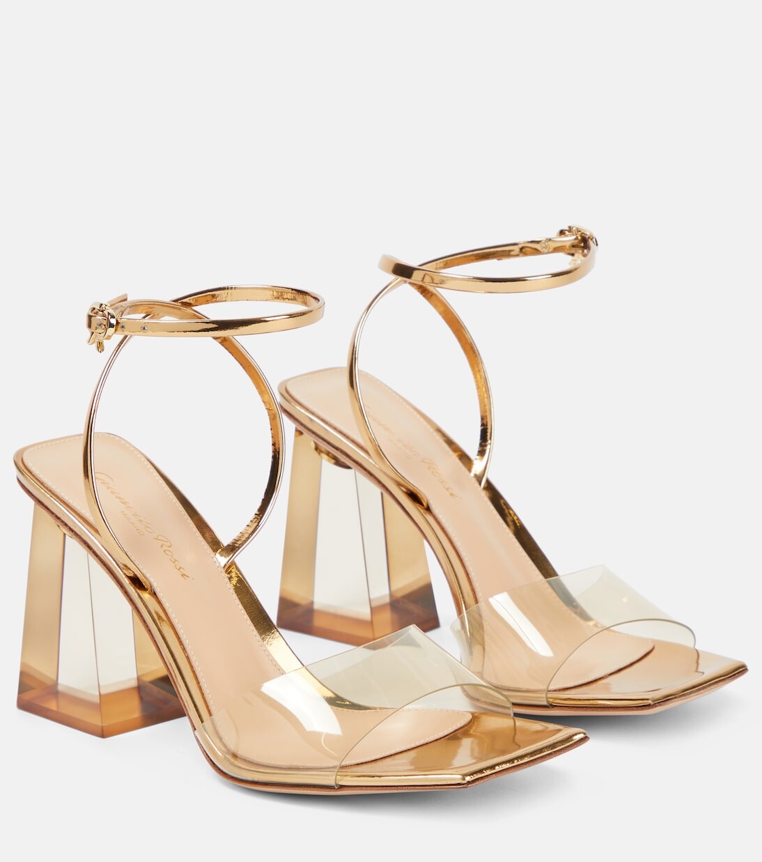 

Босоножки cosmic из пвх Gianvito Rossi, золото