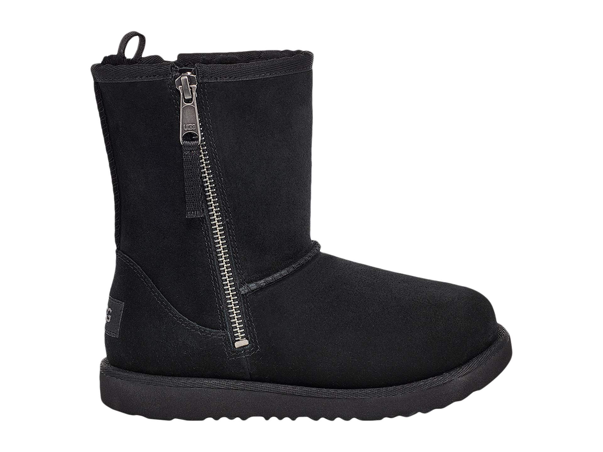 

Угги UGG Kids Classic Dual Zip Boot (Toddler/Little Kid/Big Kid), черный