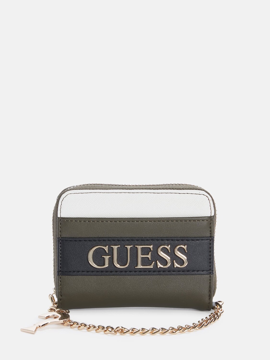 

Кошелек Tasha на молнии Guess Factory, цвет Olive Multi
