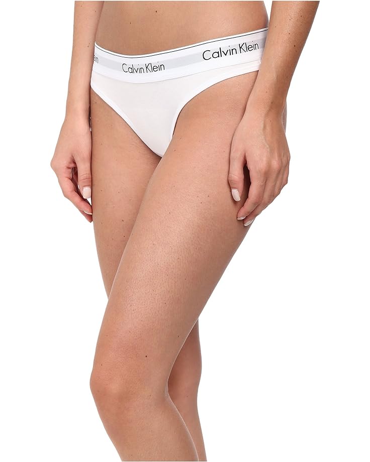 Стринги Calvin Klein Underwear Modern Cotton Thong, белый