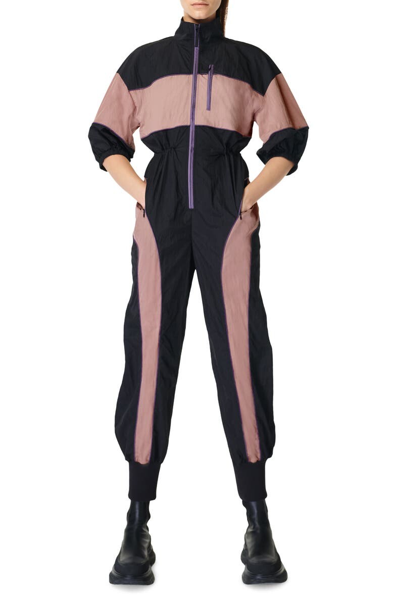 

Массивный нейлоновый комбинезон с цветными блоками SWEATY BETTY