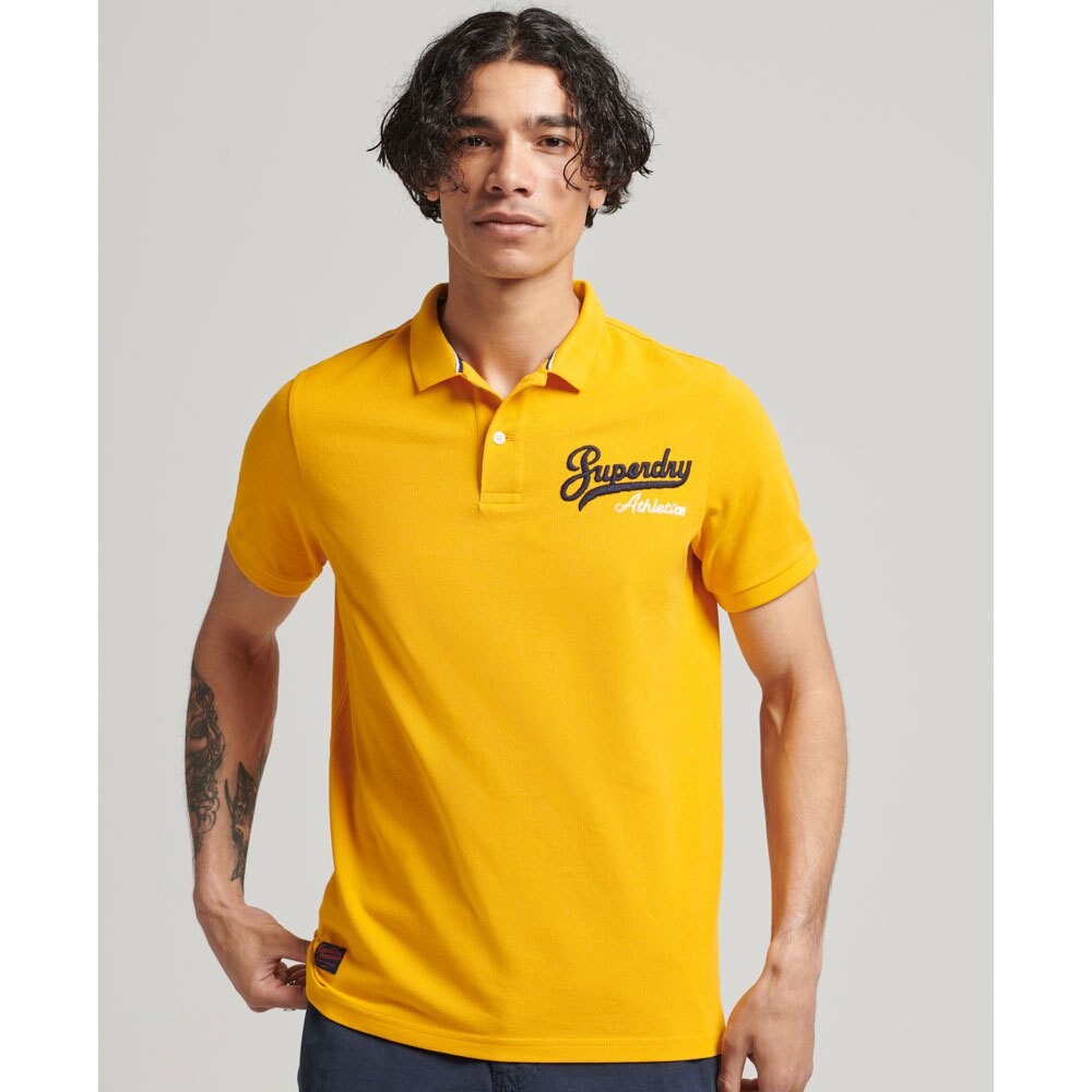 

Поло Superdry Vintage Superstate, желтый