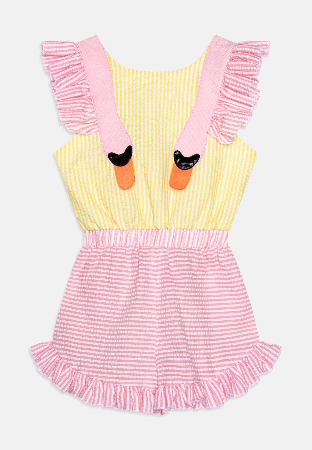 

Комбинезон MEXICO STRIPED PLAYSUIT WAUW CAPOW by Bangbang Copenhagen, цвет pink/yellow