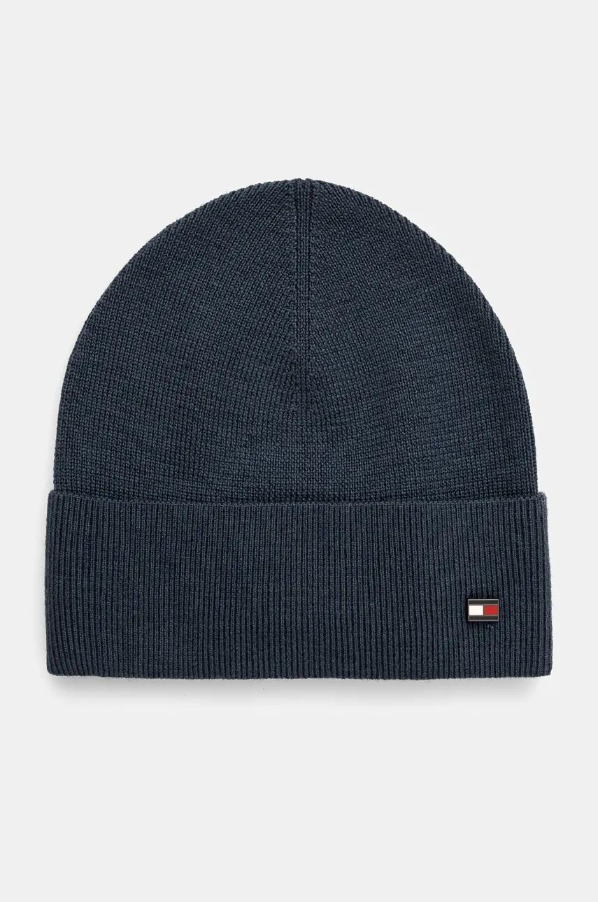 

Шерстяная кепка Tommy Hilfiger, синий