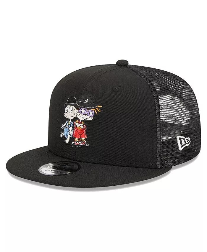 

Мужская черная кепка Rugrats Tommy & Chucky Trucker 9FIFTY Snapback New Era, черный